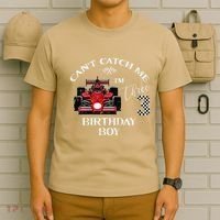 3rd Birthday Race Car Bday Boy Cant Catch Me Im 3 Years Gift T-Shirt thumb 6