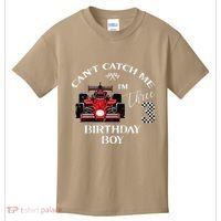 3rd Birthday Race Car Bday Boy Cant Catch Me Im 3 Years Gift Kids T-Shirt thumb 0