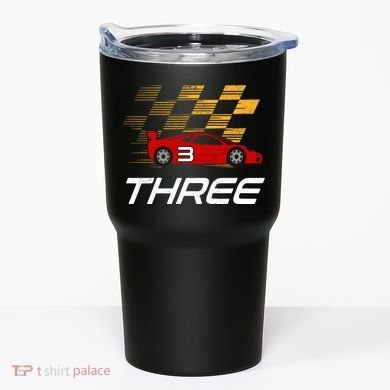 3rd Birthday Race Car Gift I Three Years Old Boy Tumbler