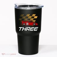 3rd Birthday Race Car Gift I Three Years Old Boy Tumbler thumb 0