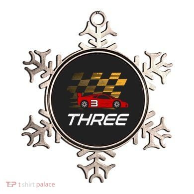 3rd Birthday Race Car Gift I Three Years Old Boy Ornament
