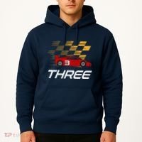 3rd Birthday Race Car Gift I Three Years Old Boy Hoodie thumb 2