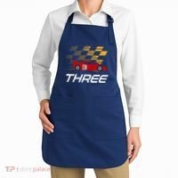 3rd Birthday Race Car Gift I Three Years Old Boy Apron thumb 2