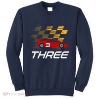 3rd Birthday Race Car Gift I Three Years Old Boy Sweatshirt thumb 0