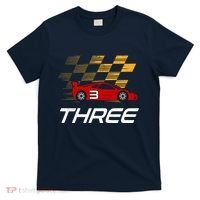 3rd Birthday Race Car Gift I Three Years Old Boy T-Shirt thumb 0