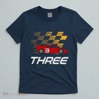 3rd Birthday Race Car Gift I Three Years Old Boy T-Shirt thumb 5