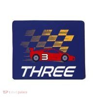 3rd Birthday Race Car Gift I Three Years Old Boy Mousepad thumb 0