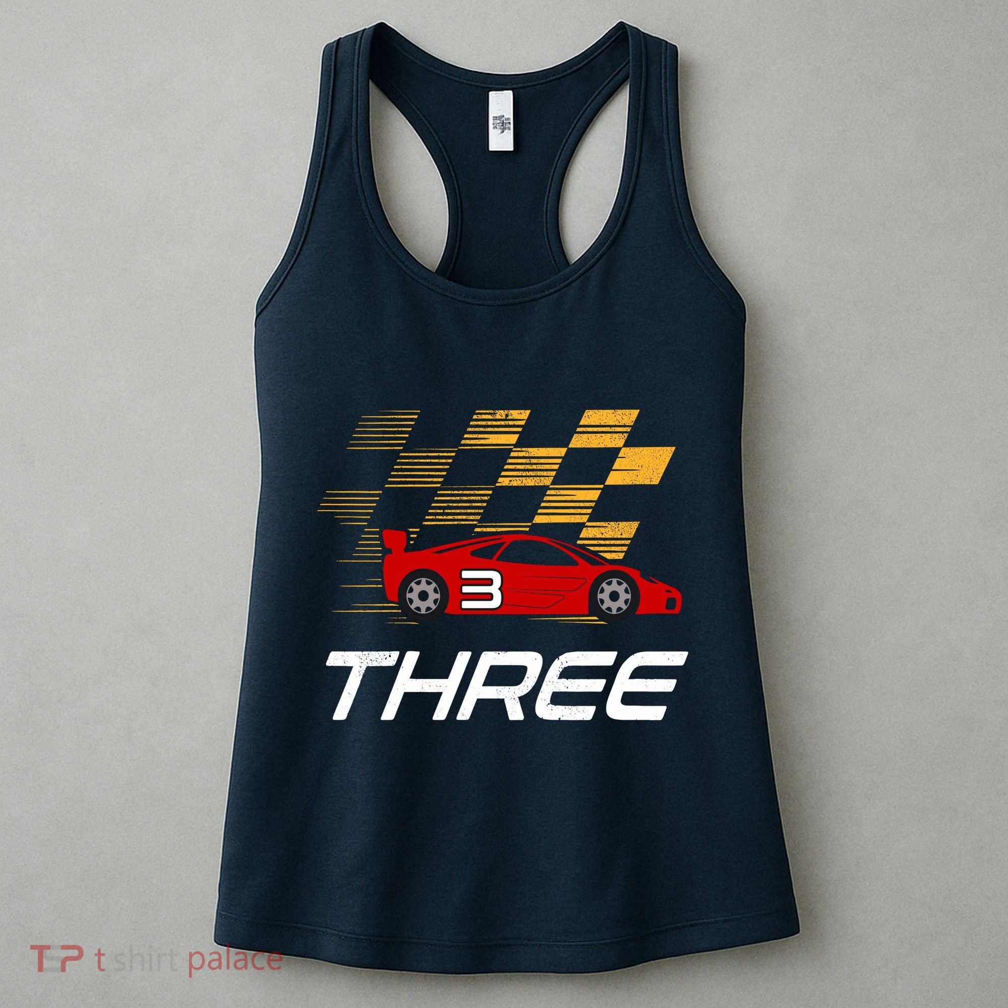 3rd Birthday Race Car Gift I Three Years Old Boy Women's Tank Top