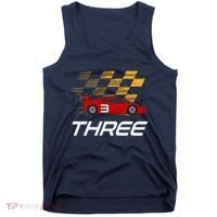 3rd Birthday Race Car Gift I Three Years Old Boy Tank Top thumb 0