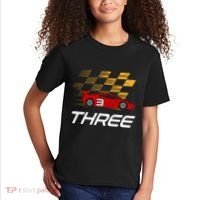 3rd Birthday Race Car Gift I Three Years Old Boy Kids T-Shirt thumb 2