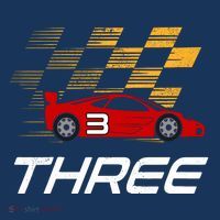 3rd Birthday Race Car Gift I Three Years Old Boy Kids T-Shirt thumb 4