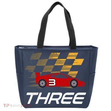 3rd Birthday Race Car Gift I Three Years Old Boy Tote Bag