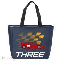 3rd Birthday Race Car Gift I Three Years Old Boy Tote Bag thumb 0