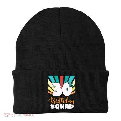 30th Birthday Squad 30 Years Old Beanie