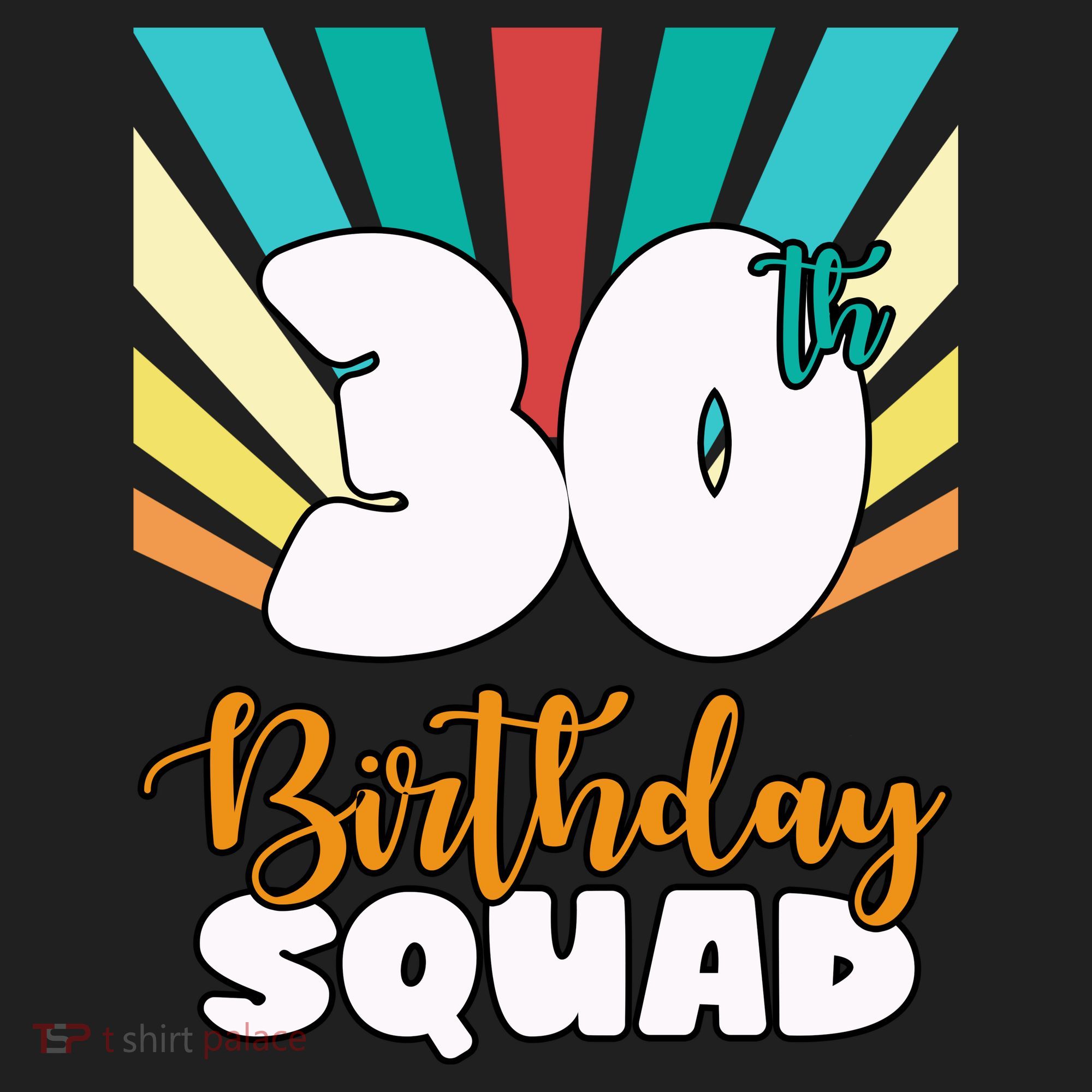 30th Birthday Squad 30 Years Old Beanie