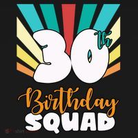 30th Birthday Squad 30 Years Old Pajama Set thumb 2