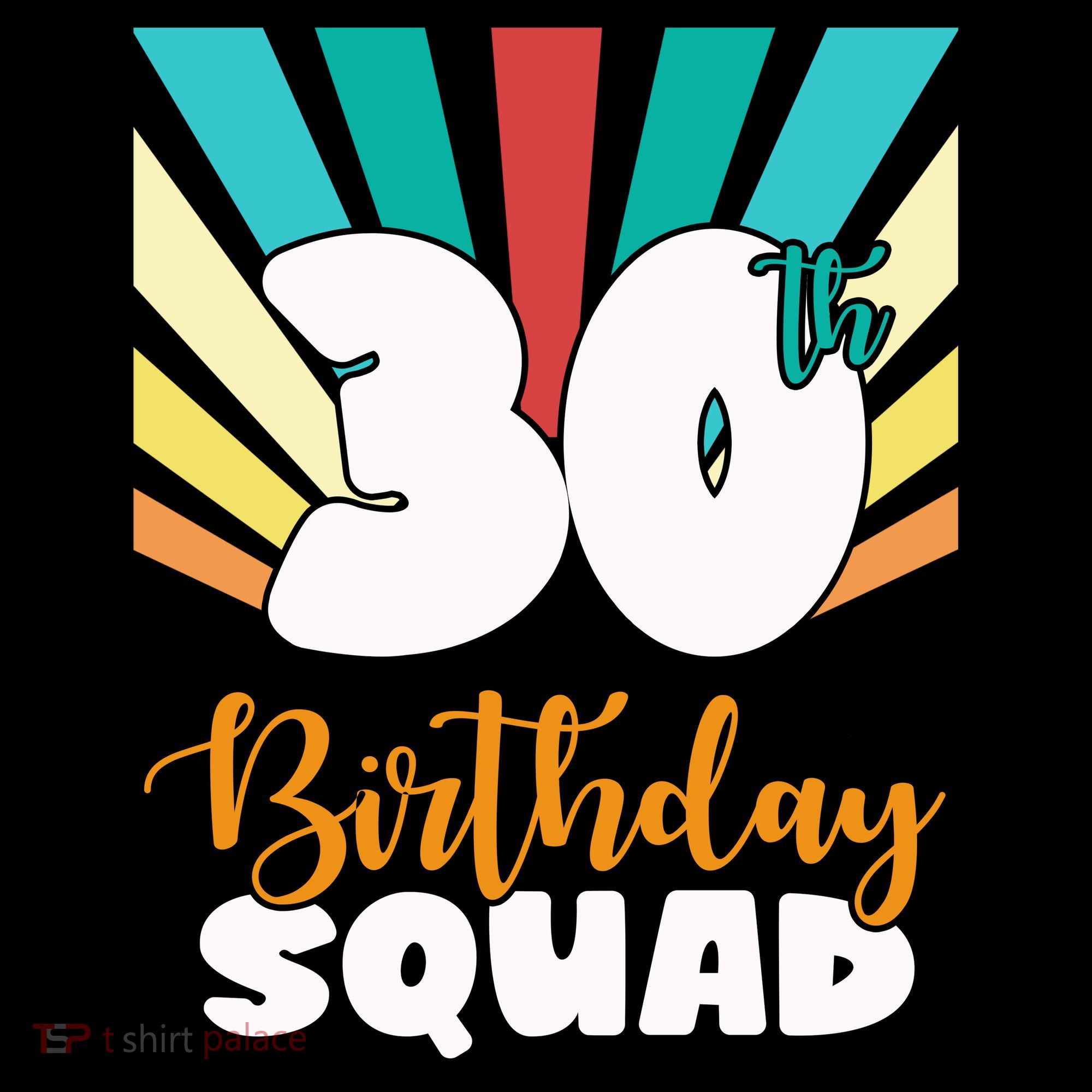 30th Birthday Squad 30 Years Old Women's Hoodie