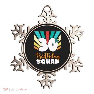 30th Birthday Squad 30 Years Old Ornament