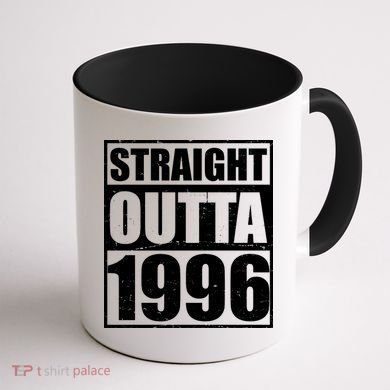 30th Birthday Straight Outta 1996 Coffee Mug back