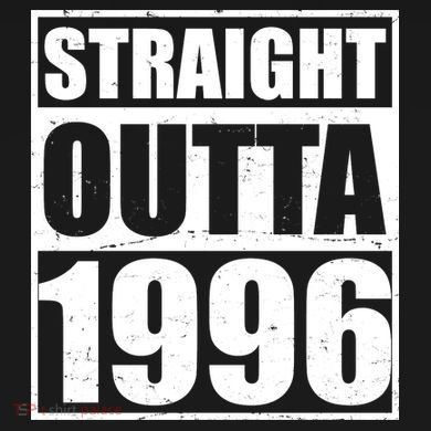 30th Birthday Straight Outta 1996 Tall Hoodie
