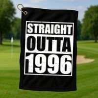 30th Birthday Straight Outta 1996 Golf Towel thumb 1