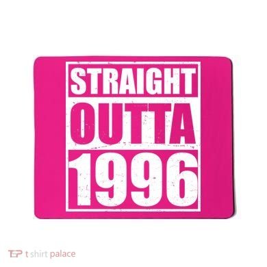 30th Birthday Straight Outta 1996 Mousepad