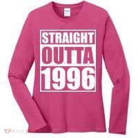 30th Birthday Straight Outta 1996 Women's Long Sleeve Shirt thumb 0
