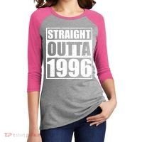 30th Birthday Straight Outta 1996 Women's Tri-Blend 3/4-Sleeve Raglan Shirt thumb 2