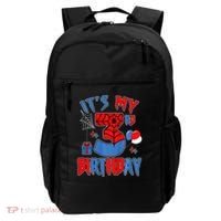 3rd Birthday Spider Web Theme Party Three 3 Year Bday Backpack thumb 0