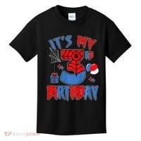 3rd Birthday Spider Web Theme Party Three 3 Year Bday Kids T-Shirt thumb 0