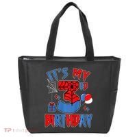 3rd Birthday Spider Web Theme Party Three 3 Year Bday Tote Bag thumb 0