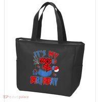 3rd Birthday Spider Web Theme Party Three 3 Year Bday Tote Bag thumb 3
