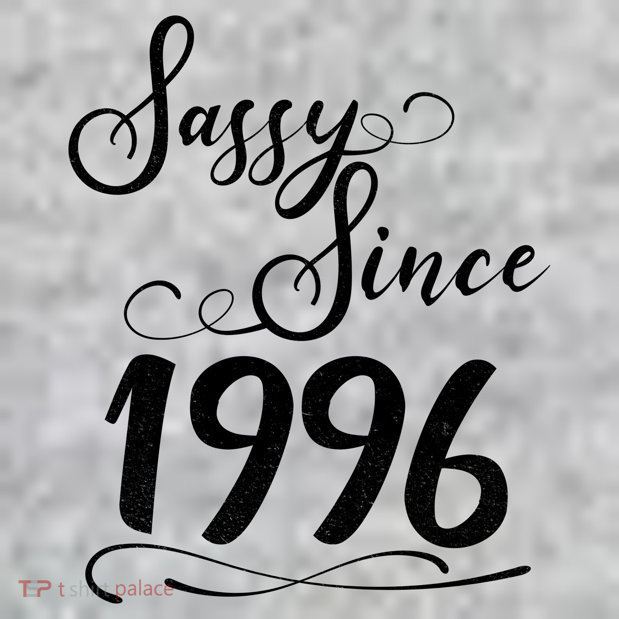 30th Birthday Sassy Since 1996 The Baniff Cuffed Pom Beanie