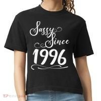 30th Birthday Sassy Since 1996 Comfort Colors Boxy T-Shirt thumb 0