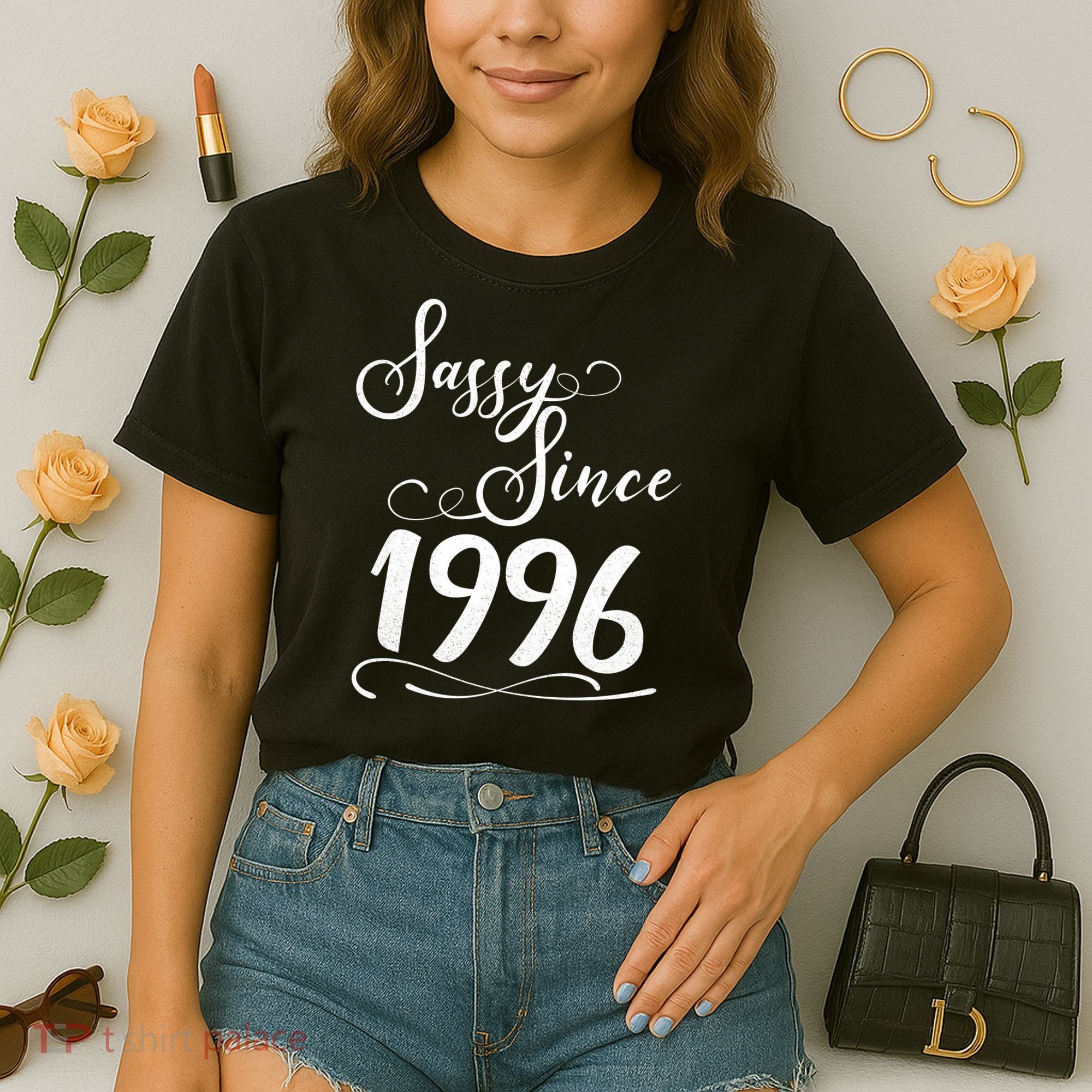 30th Birthday Sassy Since 1996 Comfort Colors Boxy T-Shirt