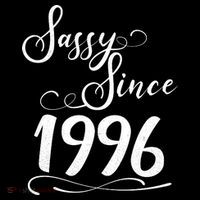 30th Birthday Sassy Since 1996 Women's Perfect Tri Tunic Long Sleeve Shirt thumb 2
