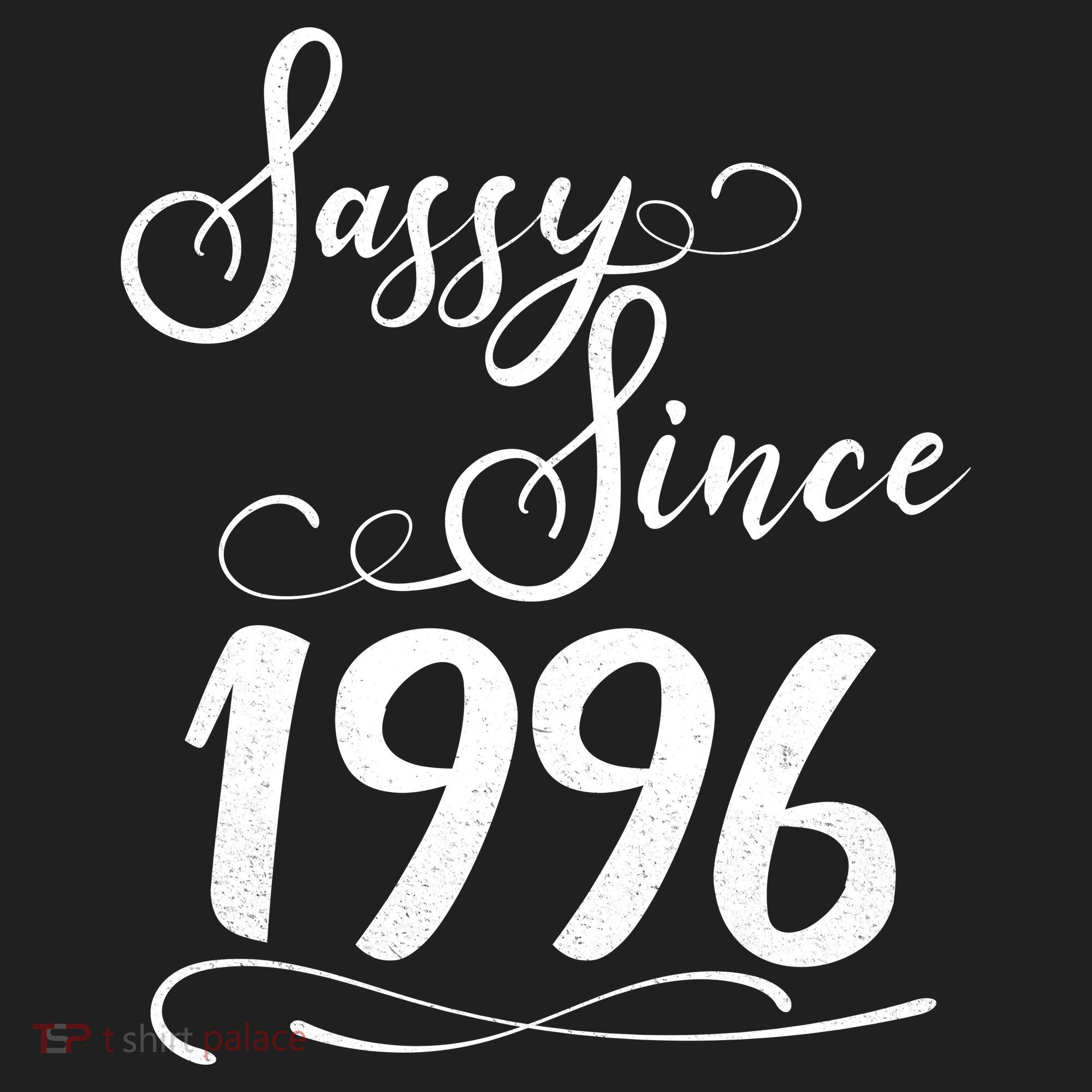 30th Birthday Sassy Since 1996 Crop Fleece Hoodie