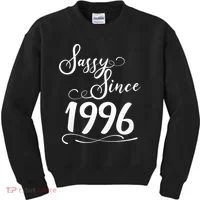 30th Birthday Sassy Since 1996 Kids Sweatshirt thumb 0