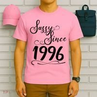 30th Birthday Sassy Since 1996 T-Shirt thumb 6