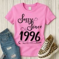 30th Birthday Sassy Since 1996 Women's T-Shirt thumb 3
