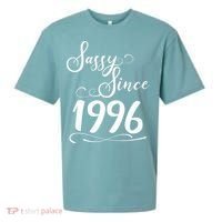 30th Birthday Sassy Since 1996 Sueded Cloud Jersey T-Shirt thumb 0