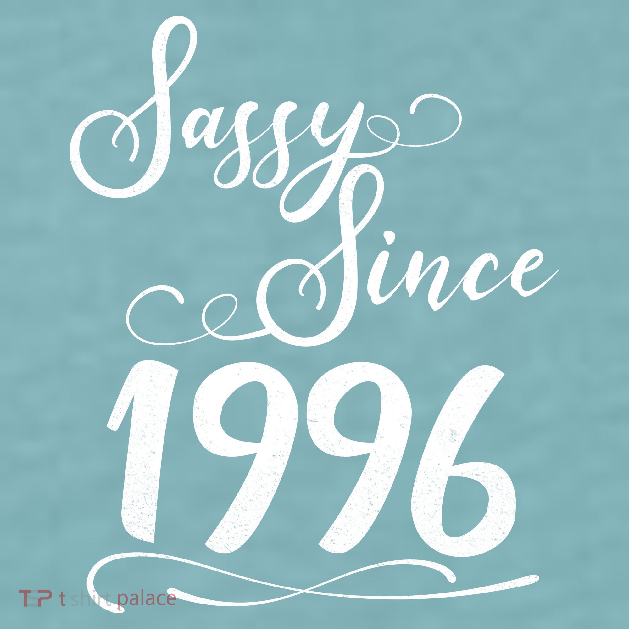 30th Birthday Sassy Since 1996 Sueded Cloud Jersey T-Shirt