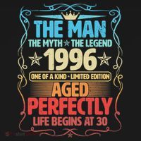 30th Birthday The Man The Myth The Legend 1996 One Of A Kind Limited Edition Women's Tank Top thumb 5