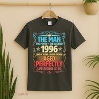 30th Birthday The Man The Myth The Legend 1996 One Of A Kind Limited Edition T-Shirt thumb 2
