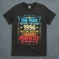 30th Birthday The Man The Myth The Legend 1996 One Of A Kind Limited Edition T-Shirt thumb 4