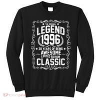 30th Birthday The Original Legend 1996 Awesome Classic  Sweatshirt thumb 0