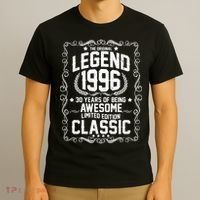 30th Birthday The Original Legend 1996 Awesome Classic  T-Shirt thumb 3