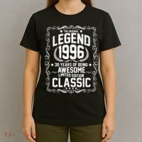 30th Birthday The Original Legend 1996 Awesome Classic  T-Shirt thumb 4