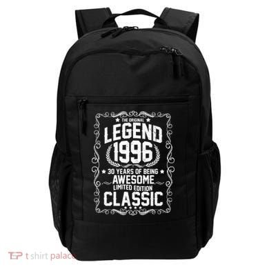 30th Birthday The Original Legend 1996 Awesome Classic  Backpack