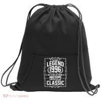 30th Birthday The Original Legend 1996 Awesome Classic  Sweatshirt Cinch Pack Bag thumb 0